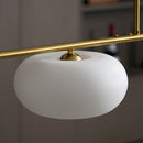 Contemporary 3-Light Glass Globe Pendant Ceiling Fixture