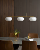 Contemporary 3-Light Glass Globe Pendant Ceiling Fixture