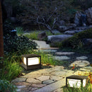 Framed Outdoor Pillar Light