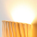 Nordic Resin Striped Half Cylinder Wall Sconce
