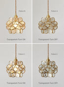 Modern Glass Petal Pendant Ceiling Light