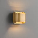 Industrial Style Brass Wall Sconce