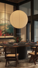 Handcrafted Washi Paper Pendant Ceiling Lamp