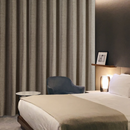 Minimalist Pleated Blackout Curtain Panels