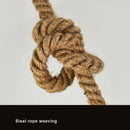 Vintage Rope Globe Pendant Light