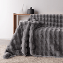 Channel Plush Sofa Cover