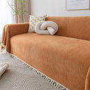 Herringbone Tassel Sofa Cover