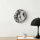 Distorted Face Wall Clock