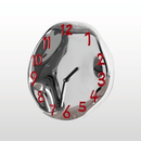 Distorted Face Wall Clock