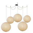 Handcrafted Washi Paper Pendant Ceiling Lamp