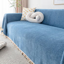 Herringbone Tassel Sofa Cover