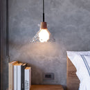 Nordic Style Rippled Glass Pendant Lamp