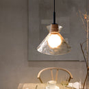 Nordic Style Rippled Glass Pendant Lamp