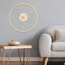 Scandinavian Minimal Wood Wall Clock