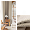 Minimalist Pleated Blackout Curtain Panels