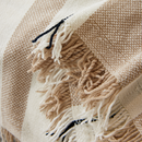 Neutral Stripe Sofa Cover