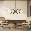 Sculptural Glass Globe Chandelier
