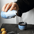 Porcelain Wave Sake Set