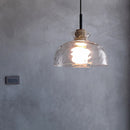 Nordic Style Rippled Glass Pendant Lamp