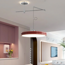 Sculptural Halo Disc Pendant Light