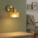 Bauhaus Colored Glass Wall Light