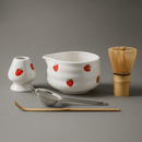 Strawberry Pour Bowl Matcha Set