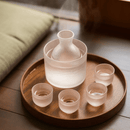 Hammered Glass Decanter Set
