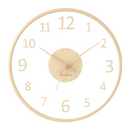 Scandinavian Minimal Wood Wall Clock