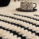 Loop Knit Stripe Sofa Cover