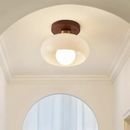 Bauhaus Glass Dome Ceiling Light
