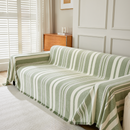 Neutral Stripe Sofa Cover