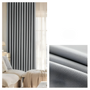 Minimalist Pleated Blackout Curtain Panels
