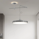 Sculptural Halo Disc Pendant Light