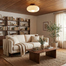 Bauhaus Glass Dome Ceiling Light