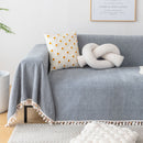 Herringbone Tassel Sofa Cover