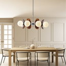 Sculptural Glass Globe Chandelier