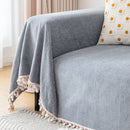 Herringbone Tassel Sofa Cover