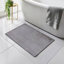 Light Grey Plush Area Rug
