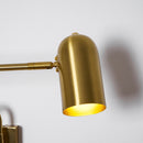 Metal Swing Arm Plug-In Wall Light