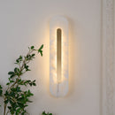 Luxury Alabaster Wall Sconce Hardwired Fixture