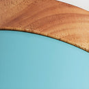 Wood Accent Drum Ceiling Light
