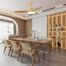 Asymmetric Blade Ceiling Fan Light
