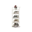 Minimal Vertical Tiered Shoe Tower