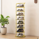 Minimal Vertical Tiered Shoe Tower
