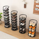 Minimal Vertical Tiered Shoe Tower