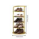 Minimal Vertical Tiered Shoe Tower
