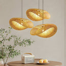 Bohemian Woven Bamboo Pendant Light