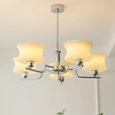 Vintage Gold Glass Ceiling Chandelier Light Fixture