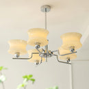 Vintage Gold Glass Ceiling Chandelier Light Fixture
