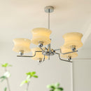 Vintage Gold Glass Ceiling Chandelier Light Fixture